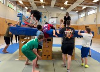 Jungen beim Projekttag