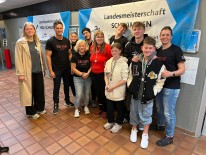 Schwimmteam in Neuss bei der Landesmeisterschaft