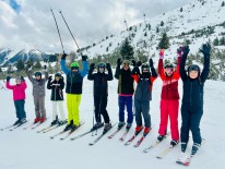 Schüler*innen der Skifahrt