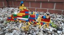 Karnevalswagen aus Legosteinen